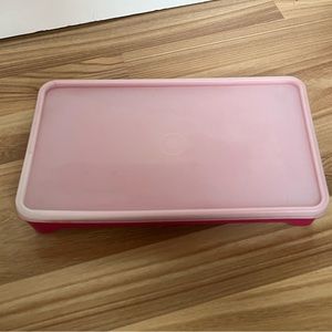 Vintage Tupperware Deli Meat/Bacon/Marinating Container - PINK